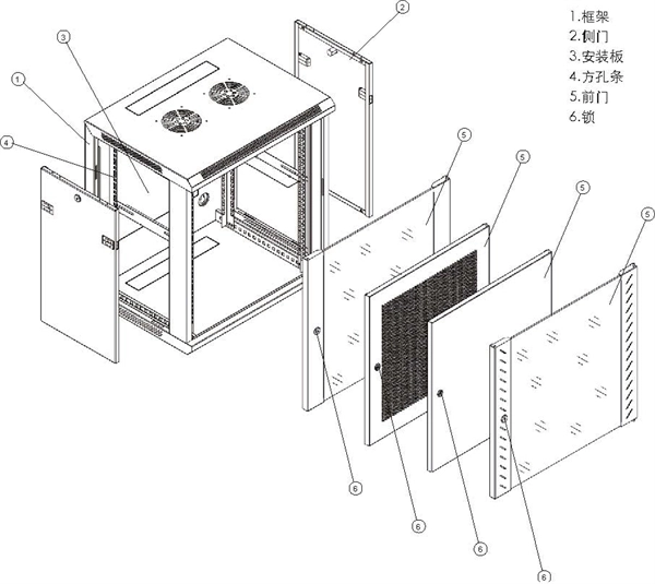 Power cable trays passing through walls